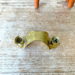 Antique Hand Painted Horse Candle Holder