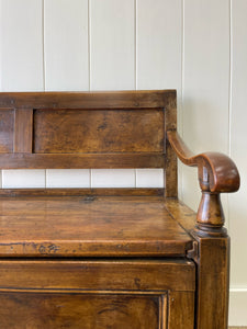 An Antique Country Hall Bench