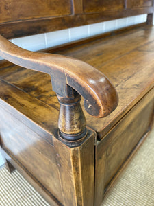 An Antique Country Hall Bench