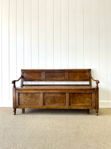 An Antique Country Hall Bench