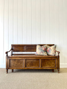 An Antique Country Hall Bench