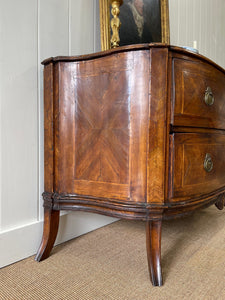 A Sophisticated 18th Century Antique Italian Chest of Drawers or Commode