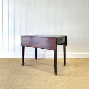 An English Country Mahogany Pembroke Drop Leaf Table
