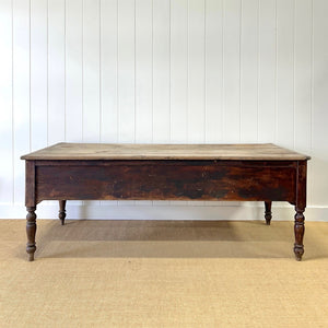 An Antique Almost 7ft Dining Server or Console Table