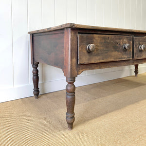 An Antique Almost 7ft Dining Server or Console Table