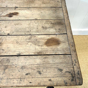 An Antique Almost 7ft Dining Server or Console Table