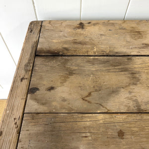An Antique Almost 7ft Dining Server or Console Table