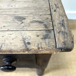 An Antique Almost 7ft Dining Server or Console Table