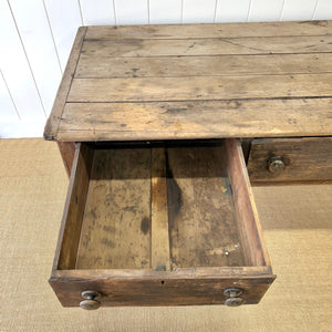 An Antique Almost 7ft Dining Server or Console Table