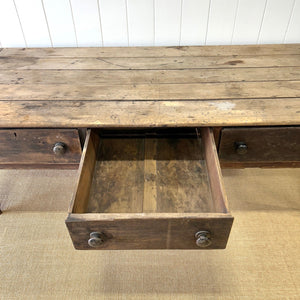 An Antique Almost 7ft Dining Server or Console Table