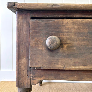 An Antique Almost 7ft Dining Server or Console Table