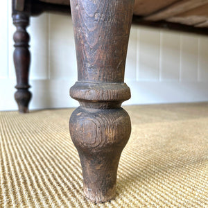 An Antique Almost 7ft Dining Server or Console Table