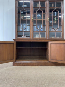 A 19th Century English Oak Bookcase or Breakfront by Maple & Co, London