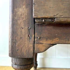 An Antique Almost 7ft Dining Server or Console Table