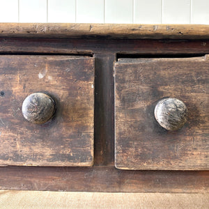 An Antique Almost 7ft Dining Server or Console Table