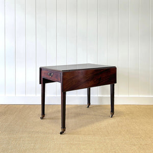 An English Country Mahogany Pembroke Drop Leaf Table