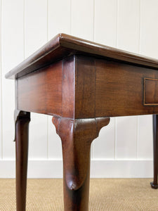 Antique Irish Mahogany Console Table or Lowboy c1800