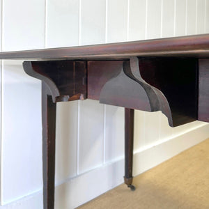 An English Country Mahogany Pembroke Drop Leaf Table