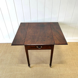 An English Country Mahogany Pembroke Drop Leaf Table