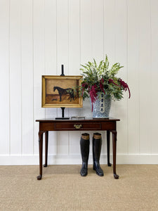 Antique Irish Mahogany Console Table or Lowboy c1800