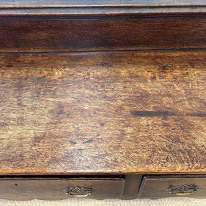 An Antique Over 6ft Georgian Dining Server Dresser Base c1780