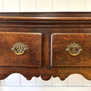 An Antique Over 6ft Georgian Dining Server Dresser Base c1780