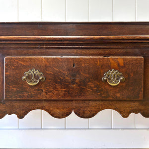 An Antique Over 6ft Georgian Dining Server Dresser Base c1780