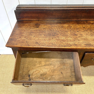 An Antique Over 6ft Georgian Dining Server Dresser Base c1780
