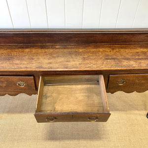 An Antique Over 6ft Georgian Dining Server Dresser Base c1780