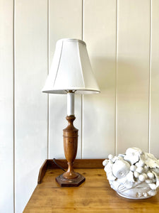 An English Country Pine Galleried Nightstand or Side Table