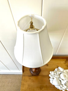 An English Country Pine Galleried Nightstand or Side Table