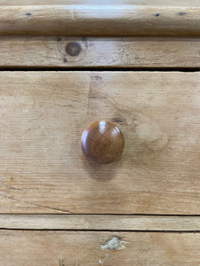 A Large 19th Century English Pine Linen Press Cupboard