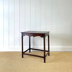 An 18th Century Oak and Elm Side Table or Nightstand