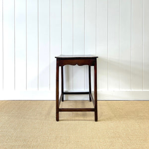 An 18th Century Oak and Elm Side Table or Nightstand
