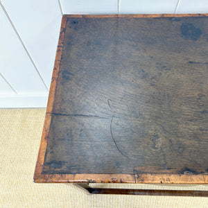 An 18th Century Oak and Elm Side Table or Nightstand