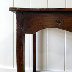 An 18th Century Oak and Elm Side Table or Nightstand