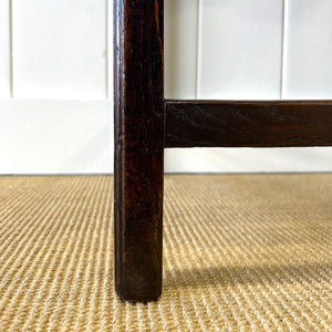 An 18th Century Oak and Elm Side Table or Nightstand