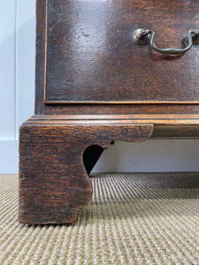 An 18th Century English Country Oak Chest of Drawers Dresser