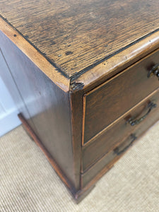 An 18th Century English Country Oak Chest of Drawers Dresser