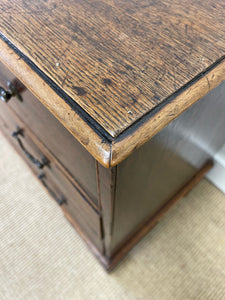 An 18th Century English Country Oak Chest of Drawers Dresser