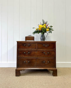 An 18th Century English Country Oak Chest of Drawers Dresser