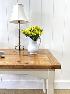 Antique English Country Pine Table or Desk c1890