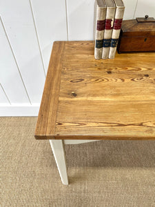 Antique English Country Pine Table or Desk c1890