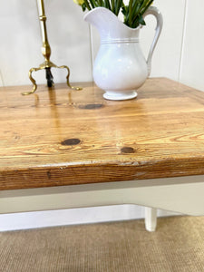 Antique English Country Pine Table or Desk c1890