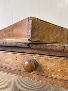 Antique English Country Pine Coffee Table c1890
