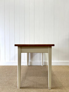 Antique English Country Pine Table or Desk c1890