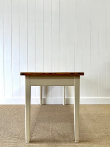 Antique English Country Pine Table or Desk c1890