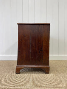 Antique English 18th Century Oak Chest of Drawers with Brasses