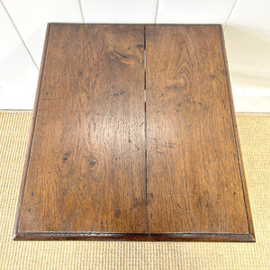 A 19th Century Tall Oak Stool or Side Table