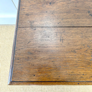 A 19th Century Tall Oak Stool or Side Table